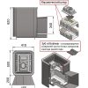 ЧУГУННАЯ ПЕЧЬ СЕНСАЦИЯ 16 АНТРАЦИТ (224)  