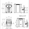 Печь банная Теплодар Эльма - 12 ЛГР  